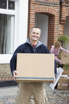 Removal van and moving team for house removals in Newington