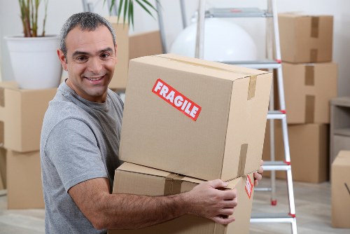 Removal team helping with a residential move in Newington