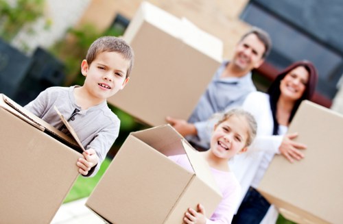 Flat move in Newington with careful handling on stairs