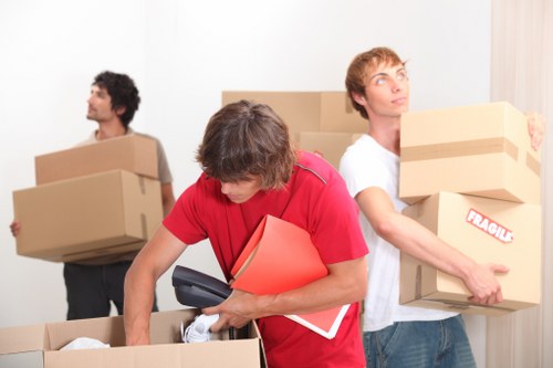 Organised unpacking and room setup in a Newington property after moving day