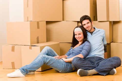 Packing and transport support for a local office move