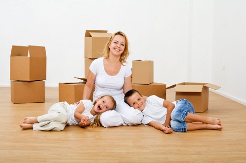 Professional removal company handling household items in Newington
