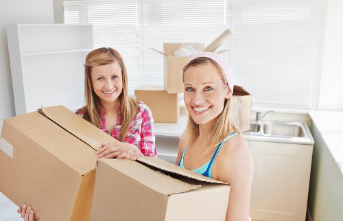 Office move setup and unpacking at a new Newington location